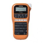 Brother PT-H110VP Etichettatrice elettronica portatile - Display LCD - 200 simboli - Velocità 20 mm/s - Colore nero/arancione