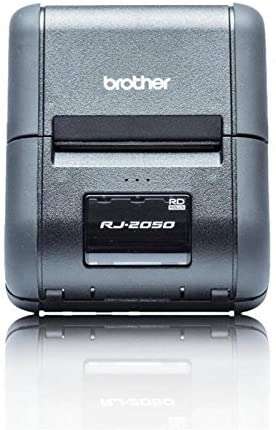 Brother RJ-2050 Stampante termica portatile per biglietti WiFi USB Bluetooth MFI - Risoluzione 203 ppi - Velocità 152 mm/s - Colore grigio