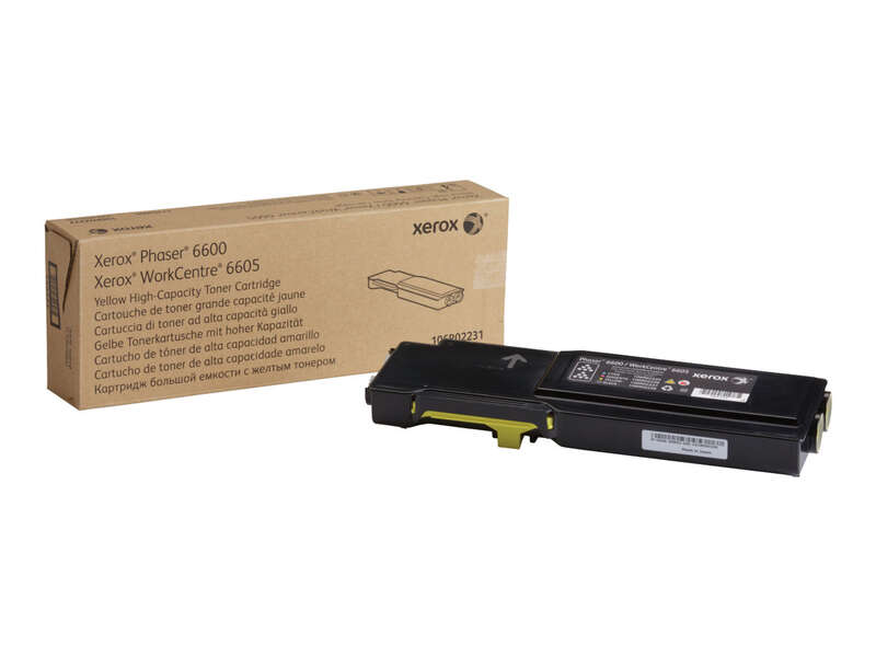 Xerox Phaser 6600/WorkCentre 6605 Cartuccia toner originale giallo - 106R02231 Xerox Phaser 6600/WorkCentre 6605 Cartuccia toner originale giallo - 106R02231