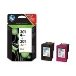 HP 301 Nero + Colore Confezione da 2 cartucce d'inchiostro originali - N9J72AE