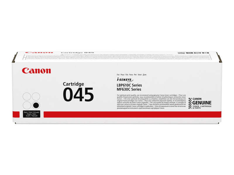 Canon 045 Nero Cartuccia toner originale - 1242C002 Canon 045 Nero Cartuccia toner originale - 1242C002