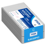 Epson SJIC22P Ciano Cartuccia d'inchiostro originale - C33S020602/SJIC22P(C)