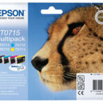 Epson T0715 Confezione da 4 cartucce d'inchiostro originali - C13T07154012