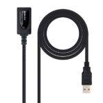 Cavo di prolunga Nanocable con amplificatore USB-A 2.0 maschio a USB-A femmina 15 m