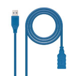 Nanocavo Cavo USB-A 3.0 maschio a USB-A femmina 1 m - Colore blu