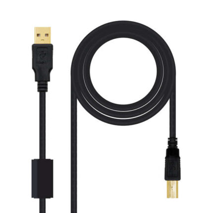 Nanocable Cavo per stampante con ferrite USB-B 2.0 maschio a USB-A maschio 5 m