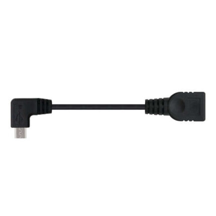 Nanocable Cavo Micro USB 2.0 OTG angolato maschio a USB-A femmina 15 cm
