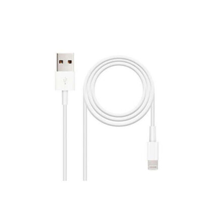 Nanocavo Cavo USB-A 2.0 maschio a Lightning maschio 1 m - Colore bianco
