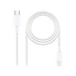 Nanocavo Cavo USB-C maschio a Lightning maschio 1 m - Colore bianco