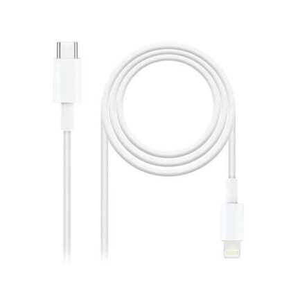 Nanocavo Cavo USB-C maschio a Lightning maschio 2 m - Colore bianco