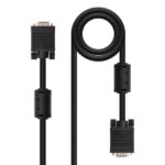Nanocable Cavo SVGA con ferrite HDB15 maschio a HDB15 maschio 3 m - Colore nero