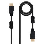 Cavo HDMI v1.4 con ferrite maschio a HDMI v1.4 con ferrite maschio 3 m - Alta velocità - Colore nero