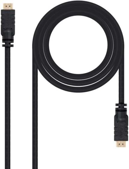 Nanocavo Cavo HDMI v1.4 con ripetitore maschio a HDMI v1.4 maschio 15 m - Alta velocità - Colore nero