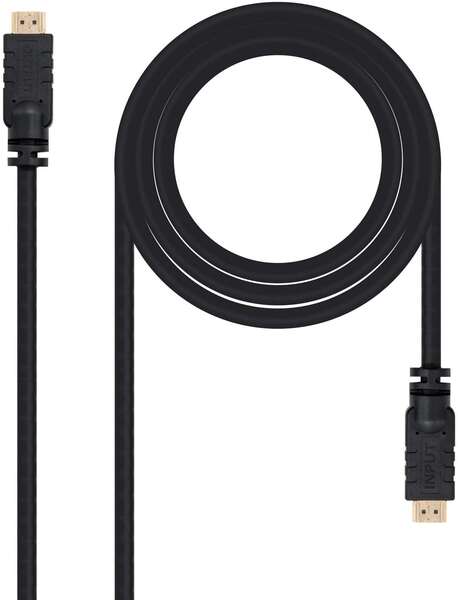Nanocavo Cavo HDMI v1.4 con ripetitore maschio a HDMI v1.4 maschio 30 m - Alta velocità - Colore nero Nanocavo Cavo HDMI v1.4 con ripetitore maschio a HDMI v1.4 maschio 30 m - Alta velocità - Colore nero