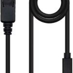 Cavo nano Mini DP maschio a DisplayPort maschio 2 m - Colore nero