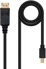 Cavo nano Mini DP maschio a DisplayPort maschio 2 m - Colore nero
