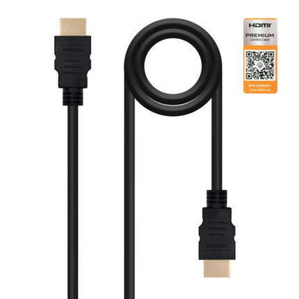 Nanocable Cavo HDMI v2.0 Premium maschio a HDMI v2.0 Premium maschio 3 m - 4K@60Hz 18Gbps - Alta velocità - Colore nero