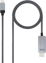Nanocable Cavo convertitore da USB-C maschio a HDMI maschio 3 m - Colore nero/argento