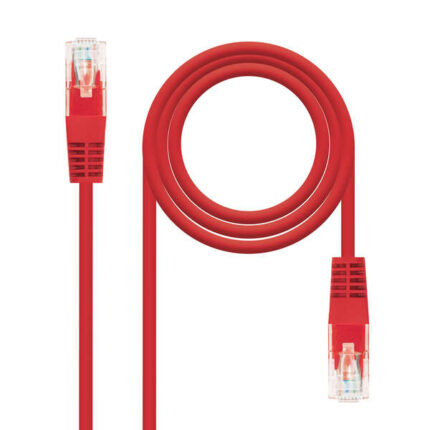 Nanocavo Cavo di rete Patch RJ45 Cat.6 UTP AWG24 1 m - Colore rosso