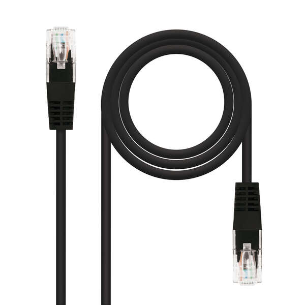 Nanocavo Cavo di rete Patch RJ45 Cat.6 UTP AWG24 3 m - Colore nero Nanocavo Cavo di rete Patch RJ45 Cat.6 UTP AWG24 3 m - Colore nero
