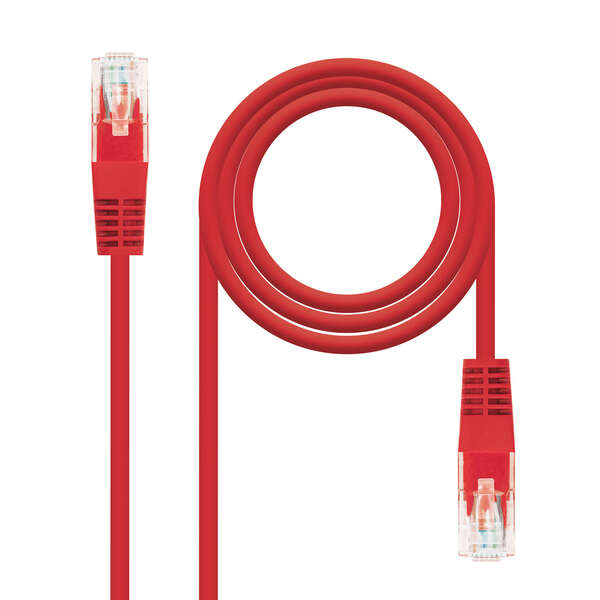 Nanocavo Cavo di rete Patch RJ45 Cat.6 UTP AWG24 3 m - Colore rosso Nanocavo Cavo di rete Patch RJ45 Cat.6 UTP AWG24 3 m - Colore rosso