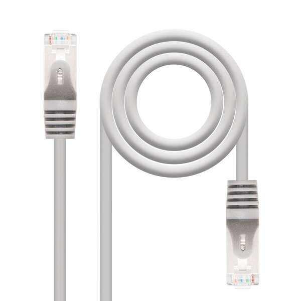 Nanocable Cavo di rete Patch RJ45 Cat.6 FTP AWG24 10 m - Colore grigio Nanocable Cavo di rete Patch RJ45 Cat.6 FTP AWG24 10 m - Colore grigio