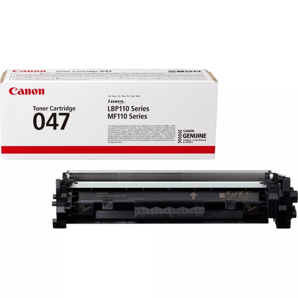 Canon 047 Nero Cartuccia toner originale - 2164C002 Canon 047 Nero Cartuccia toner originale - 2164C002