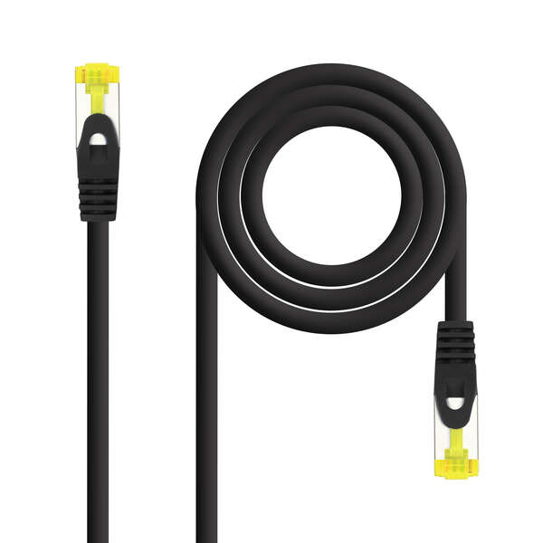 Nanocavo Cavo di rete Patch RJ45 LSZH Cat.6a SFTP AWG26 3 m - Colore nero Nanocavo Cavo di rete Patch RJ45 LSZH Cat.6a SFTP AWG26 3 m - Colore nero