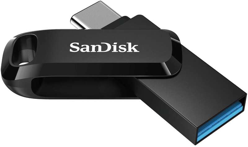 Sandisk Ultra Dual Drive Go Memoria USB-C e USB-A 128 GB - Fino a 150 MB/s in lettura - Colore nero (pendrive) Sandisk Ultra Dual Drive Go Memoria USB-C e USB-A 128 GB - Fino a 150 MB/s in lettura - Colore nero (pendrive)