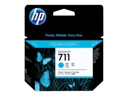 HP 711 Ciano Confezione da 3 cartucce d'inchiostro originali - CZ134A