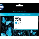 Cartuccia d'inchiostro originale HP 728 Cyan - F9J67A