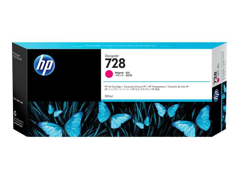 Cartuccia d'inchiostro originale HP 728 Magenta - F9K16A Cartuccia d'inchiostro originale HP 728 Magenta - F9K16A
