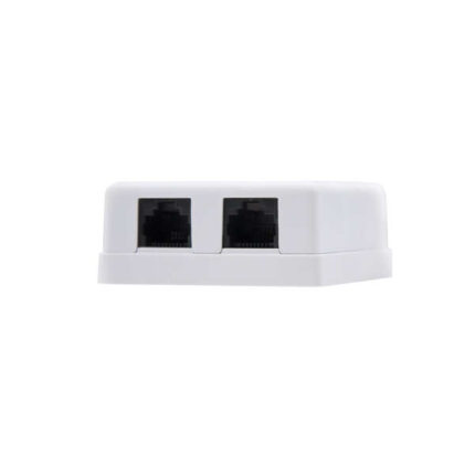 Nanocable Rosetta da superficie RJ45 Cat.6 UTP 2 prese