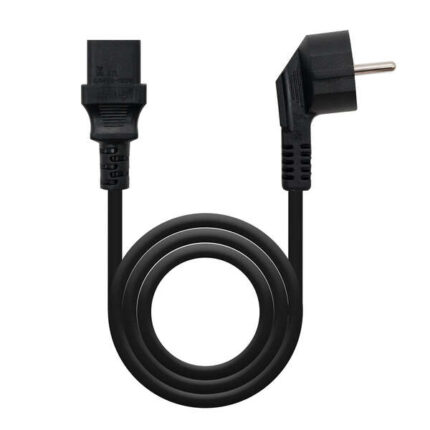 Nanocavo Cavo di alimentazione CPU - Shucko CEE7 maschio a C-13 femmina 3 m - Colore nero