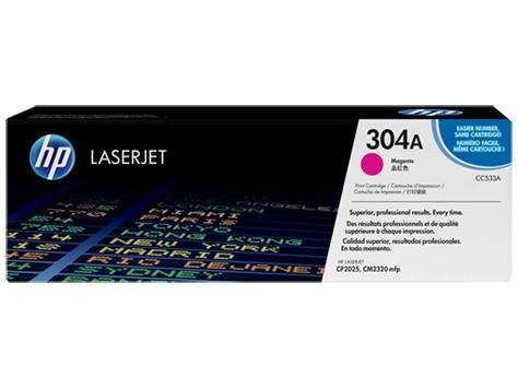Cartuccia toner originale HP CC533A magenta - 304A Cartuccia toner originale HP CC533A magenta - 304A