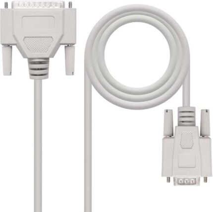 Nanocavo Cavo seriale modem DB9 femmina a DB25 maschio 1