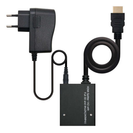 Nanocavo duplicatore HDMI ad alta velocità per 2 dispositivi con alimentazione