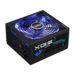 Tooq XGE II Alimentatore Gaming 700W ATX 2.3 12V - PFC attivo - Certificazione 80 Plus Bronze - Ventola silenziosa da 140 mm con illuminazione LED - Colore nero