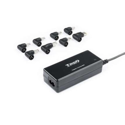 Tooq Caricabatterie universale automatico per laptop 65W - USB - 8 adattatori - Tensione 18