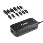 Tooq Caricabatterie universale per laptop 90W - USB - 12 adattatori - Tensione 15-24V