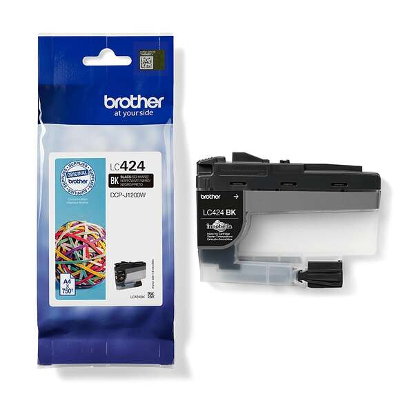 Brother LC424 Nero Cartuccia d'inchiostro originale - LC424BK Brother LC424 Nero Cartuccia d'inchiostro originale - LC424BK