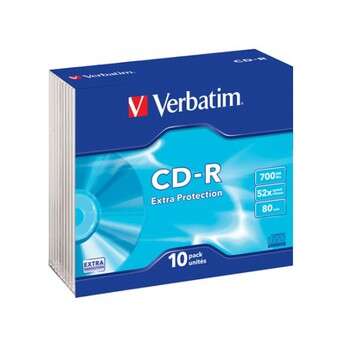 Verbatim CD-R 700 MB Scatola (confezione da 10 unità)