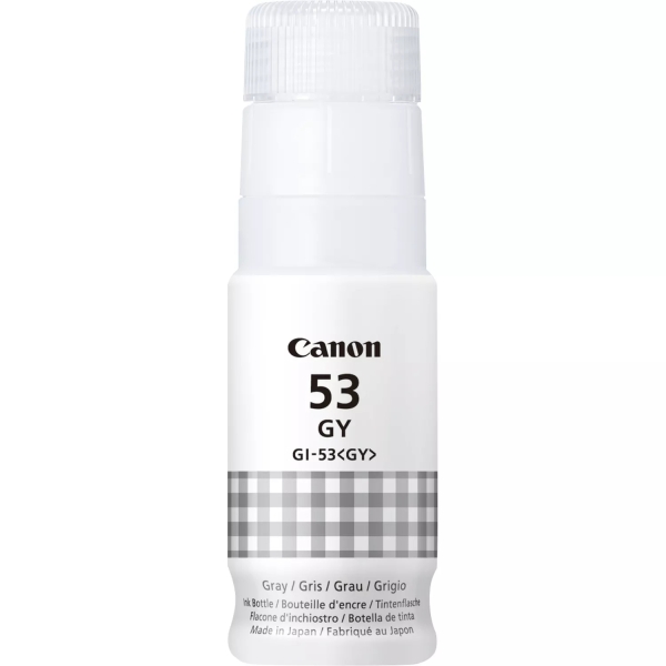 Canon GI53 Grigio Bottiglia di inchiostro originale - GI53GY/4708C001 Canon GI53 Grigio Bottiglia di inchiostro originale - GI53GY/4708C001