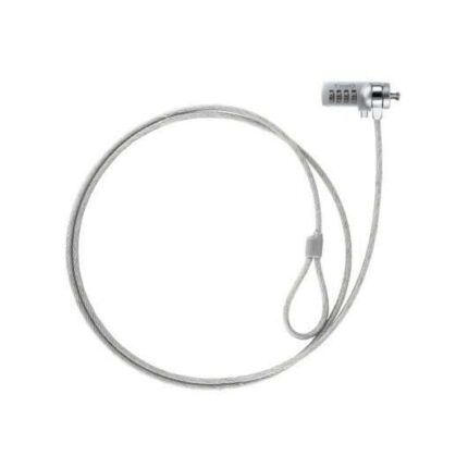 Tooq Cavo di sicurezza universale con combinazione per laptop - Blocco a 4 cifre - Acciaio 4