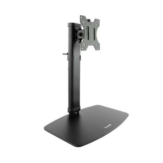 Tooq Supporto da tavolo per monitor da 17"-27" - Gestione dei cavi - Peso massimo 6 kg - VESA 100X100 mm - Colore nero Tooq Supporto da tavolo per monitor da 17"-27" - Gestione dei cavi - Peso massimo 6 kg - VESA 100X100 mm - Colore nero
