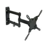 Tooq Supporto a parete con braccio articolato per TV da 13"-42" - Girevole e inclinabile - Gestione dei cavi - Peso massimo 20 kg - VESA 200x200 mm - Colore nero