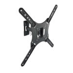 Tooq Supporto a parete con braccio per TV da 23"-55" - Girevole e inclinabile - Gestione dei cavi - Peso max 30 kg - VESA 400x400 mm - Colore nero