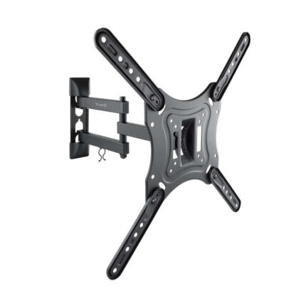 Tooq Supporto a parete con braccio articolato per TV da 23"-55" - Girevole e inclinabile - Gestione dei cavi - Peso massimo 30 kg - VESA 400x400 mm - Colore nero