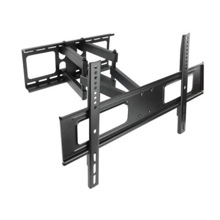 Tooq Supporto a parete con doppio braccio articolato per TV da 37"-70" - Girevole e inclinabile - Peso max 50 kg - VESA 600x400 mm - Colore nero