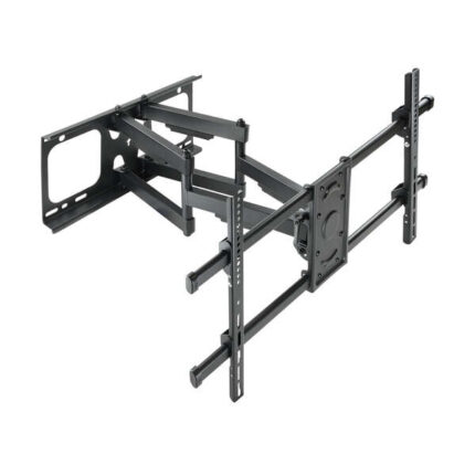 Tooq Supporto a parete con doppio braccio articolato per TV da 37"-90" - Girevole e inclinabile - Peso max 75 kg - VESA 800x400 mm - Colore nero